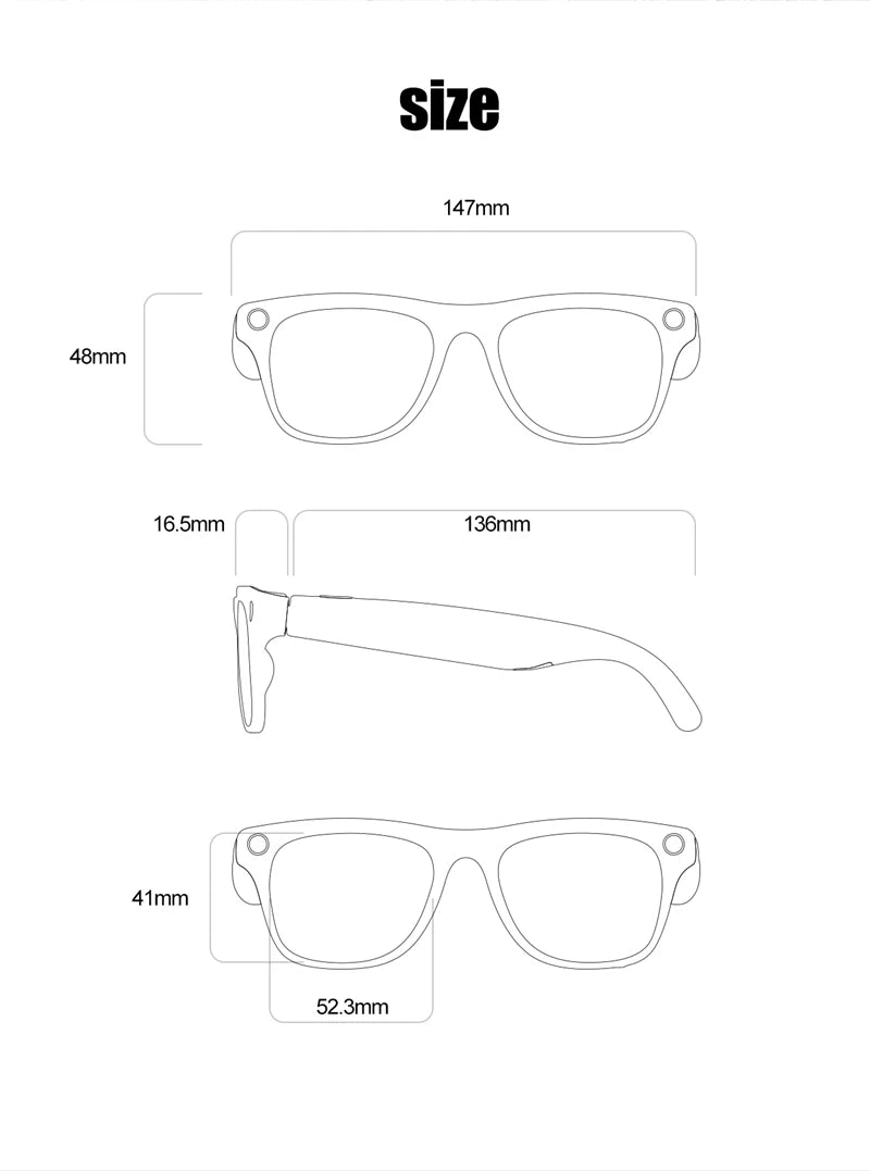 Smart Camera Glasses